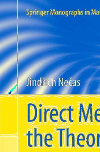 Direct Methods in the Theory of Elliptic Equations (Springer Monographs in Mathematics)
