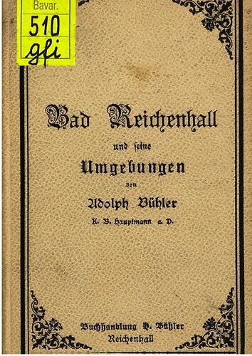Bad Reichenhall und seine Umgebungen
