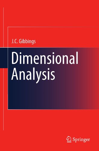 Dimensional Analysis