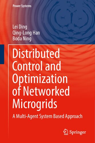 Distributed Control and Optimization of Networked Microgrids: A Multi-Agent System Based Approach