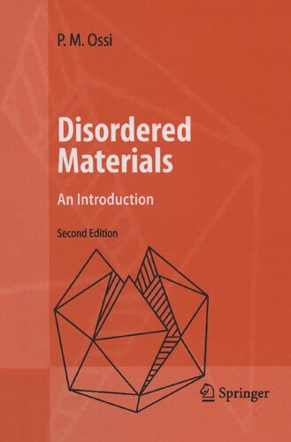 Disordered Materials