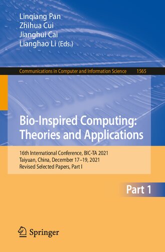 Bio-Inspired Computing: Theories and Applications: 16th International Conference, BIC-TA 2021, Taiyuan, China, December 17–19, 2021, Revised Selected Papers