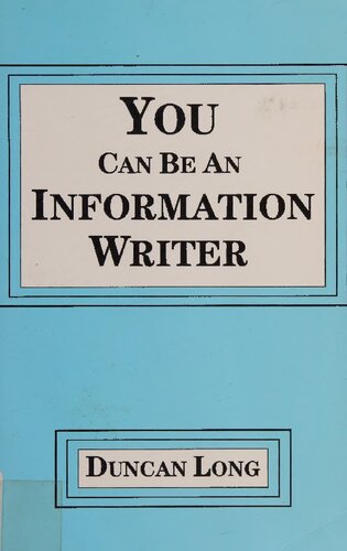 You Can Be an Information Writer