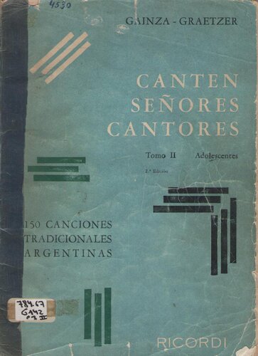Canten señores cantores