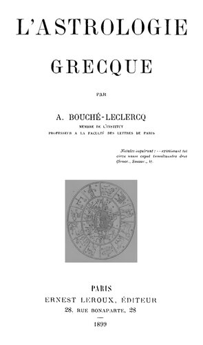 L'astrologie grecque