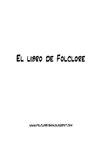 Folkloreishon - El libro del folklore argentino (real book)