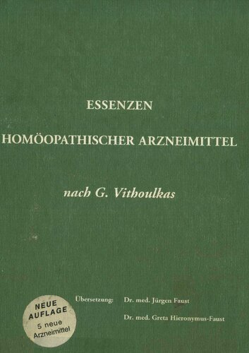 Essenzen homöopathischer Arzneimittel