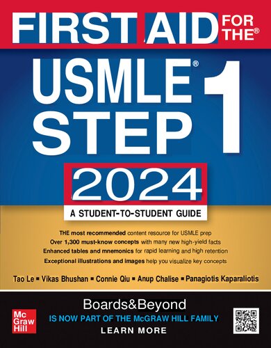 First Aid for the USMLE Step 1 2024: A Student-to-Student Guide
