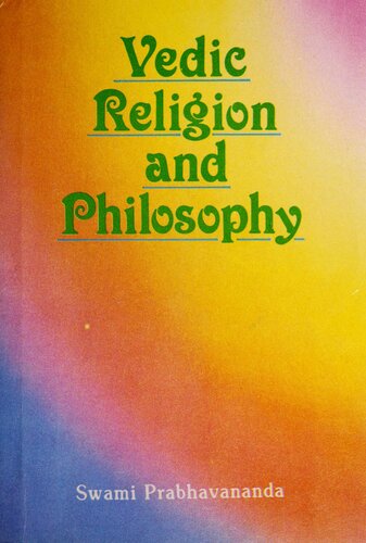 Vedic Religion and Philosophy