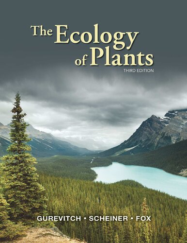 The Ecology of Plants [3rd Edition]