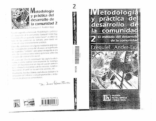Metodología y Práctica del Desarrollo de la Comunidad