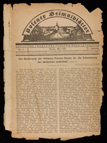 Posener Heimatblätter