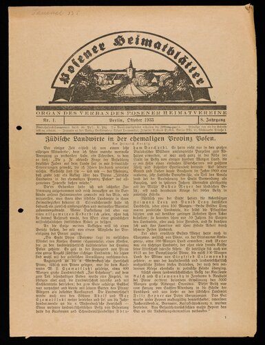 Posener Heimatblätter