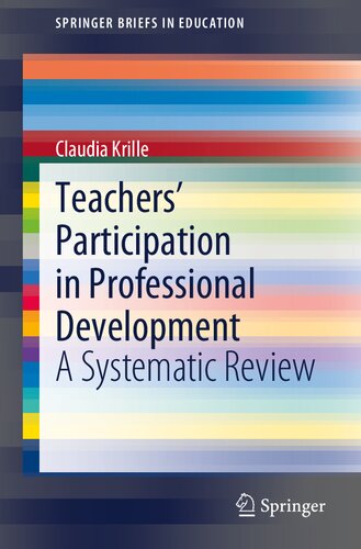 Teachers' Participation in Professional Development: A Systematic Review (SpringerBriefs in Education)