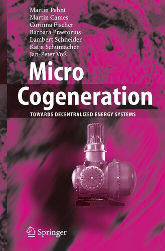 Micro Cogeneration: Towards Decentralized Energy Systems