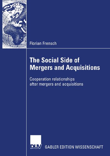 The Social Side of Mergers and Acquisitions: Cooperation relationships after mergers and acquisitions