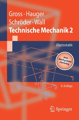 Technische Mechanik: Band 2: Elastostatik (Springer-Lehrbuch) (German Edition)