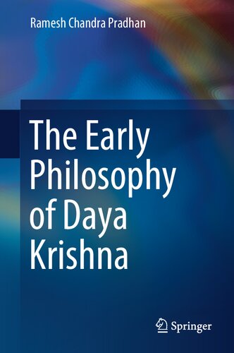 The Early Philosophy of Daya Krishna