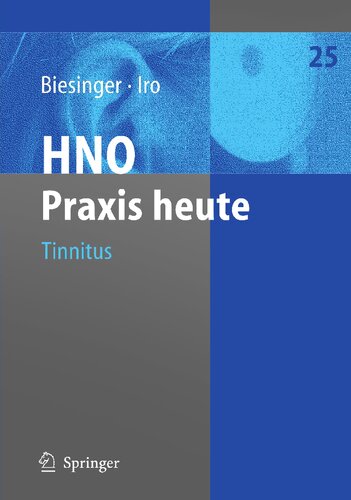 Tinnitus (HNO Praxis heute (abgeschlossen)) (German Edition)