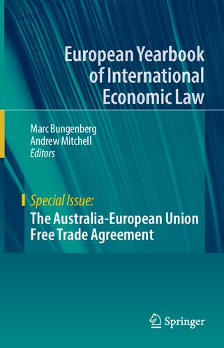 The Australia-European Union Free Trade Agreement (European Yearbook of International Economic Law)