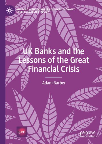 UK Banks and the Lessons of the Great Financial Crisis (Building a Sustainable Political Economy: SPERI Research & Policy)