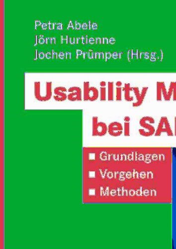 Usability Management bei SAP-Projekten: Grundlagen - Vorgehen - Methoden (German Edition)