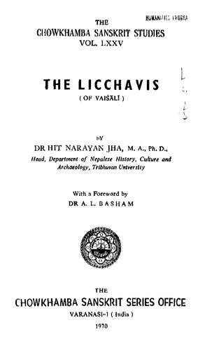 The Licchavis (of Vaisali)