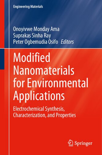 Modified Nanomaterials for Environmental Applications: Electrochemical Synthesis, Characterization, and Properties (Engineering Materials)