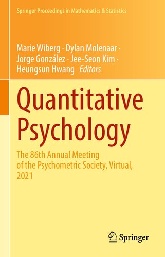 Quantitative Psychology: The 86th Annual Meeting of the Psychometric Society, Virtual, 2021 (Springer Proceedings in Mathematics & Statistics, 393)