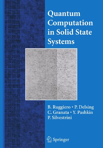 Quantum Computing in Solid State Systems