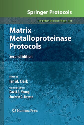 Matrix Metalloproteinase Protocols (Methods in Molecular Biology, 622)