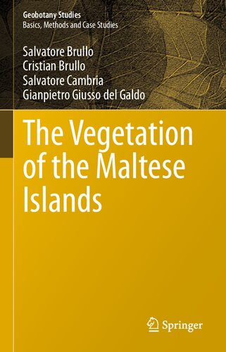 The Vegetation of the Maltese Islands (Geobotany Studies)