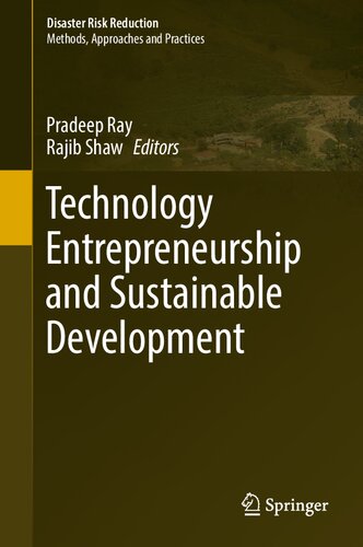 Technology Entrepreneurship and Sustainable Development (Disaster Risk Reduction)