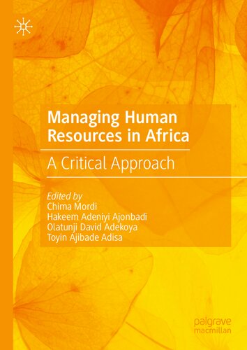 Managing Human Resources in Africa: A Critical Approach