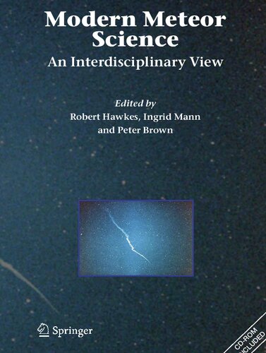 Modern Meteor Science: An Interdisciplinary View