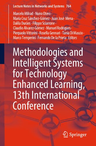 Methodologies and Intelligent Systems for Technology Enhanced Learning, 13th International Conference (Lecture Notes in Networks and Systems)