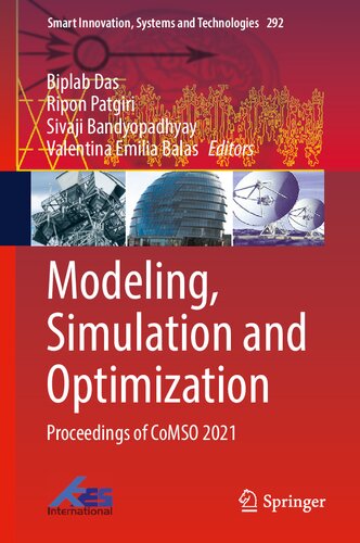 Modeling, Simulation and Optimization: Proceedings of CoMSO 2021 (Smart Innovation, Systems and Technologies, 292)