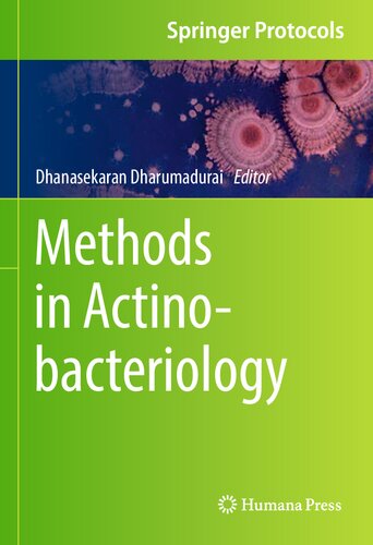 Methods in Actinobacteriology (Springer Protocols Handbooks)