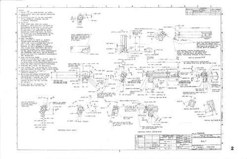 M1 Carbine Partial Blueprints 1943