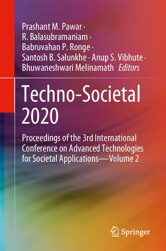 Techno-Societal 2020: Proceedings of the 3rd International Conference on Advanced Technologies for Societal Applications―Volume 2
