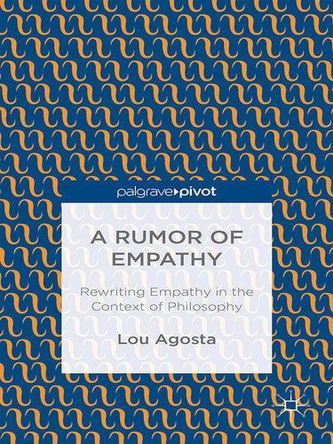 A Rumor of Empathy: Rewriting Empathy in the Context of Philosophy