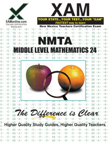 NMTA Middle Level Mathematics 24 Teacher Certification, 2nd Edition ()