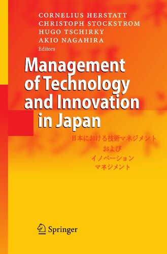 Management of Technology and Innovation in Japan