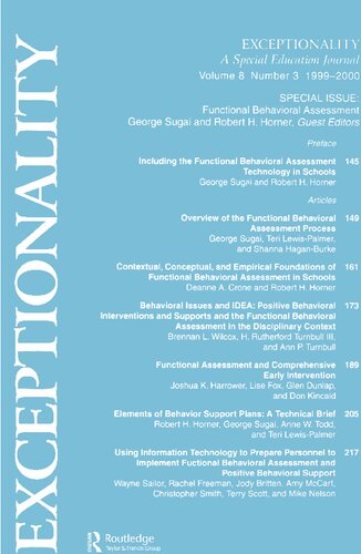 Functional Behavioral Assessment