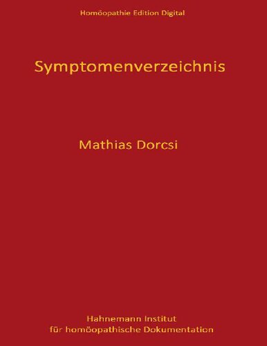 Symptomenverzeichnis