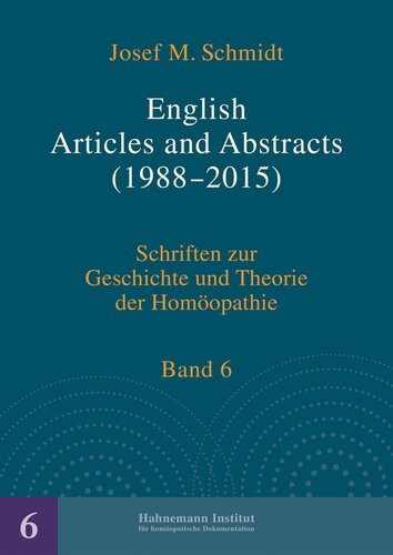 English Articles and Abstracts (1988 - 2015)