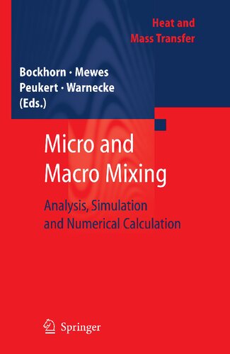Micro and Macro Mixing: Analysis, Simulation and Numerical Calculation