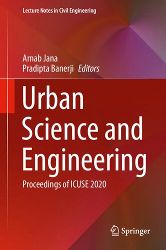 Urban Science and Engineering: Proceedings of ICUSE 2020