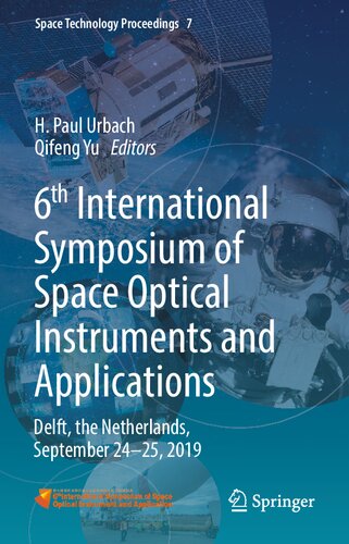 6th International Symposium of Space Optical Instruments and Applications: Delft, the Netherlands, September 24–25, 2019