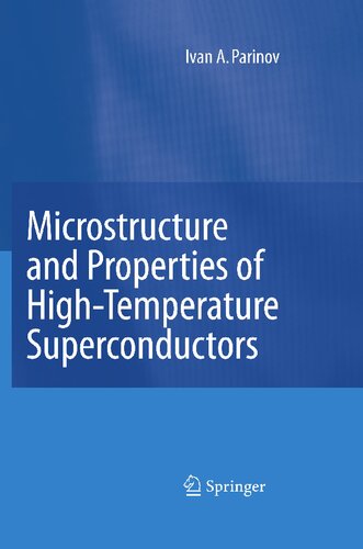 Microstructure and Properties of High-Temperature Superconductors